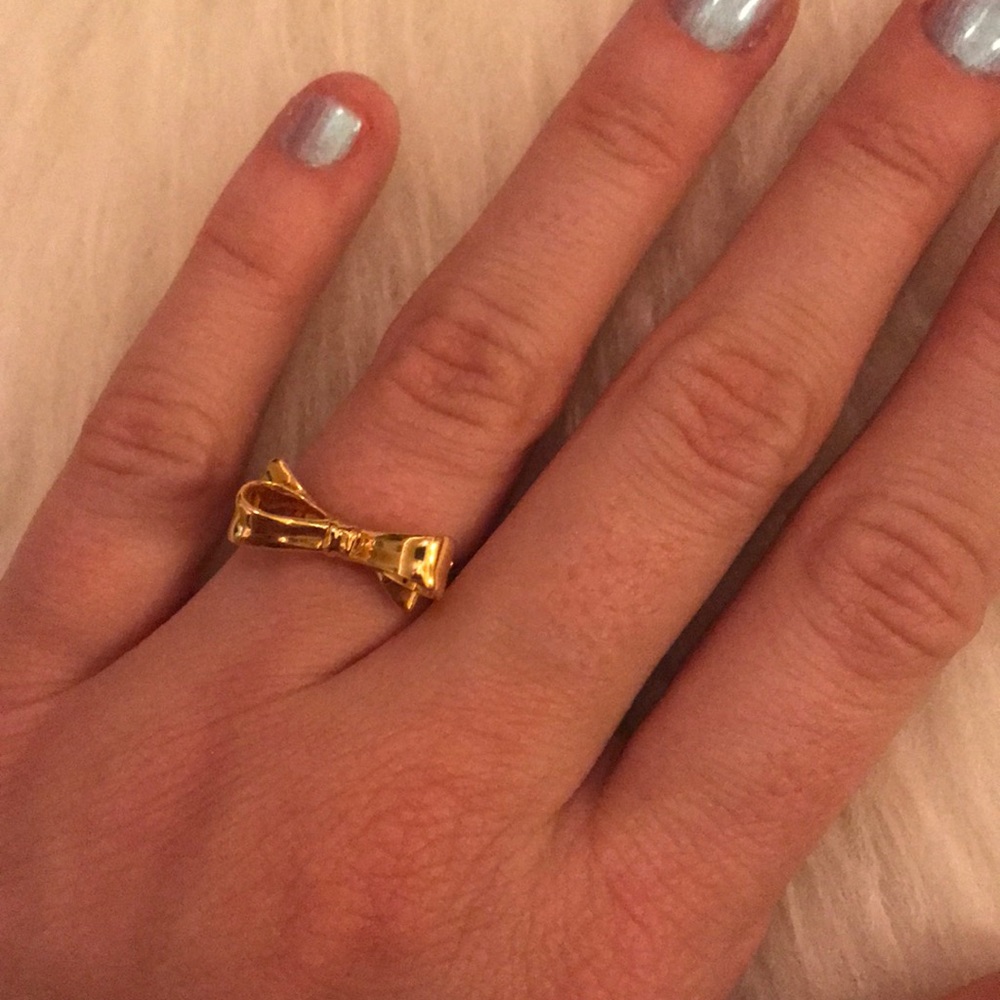 NWOT Kate Spade Gold Bow Ring